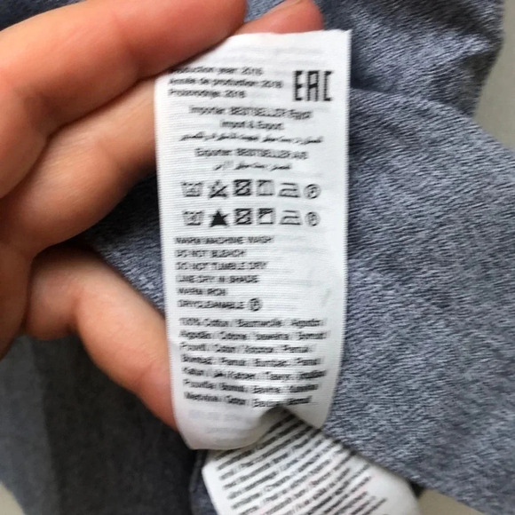 Selected Homme Identity short sleeve button down blue  cotton summer shirt small - Picture 5 of 7